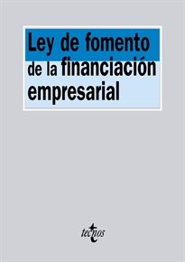 Books Frontpage Ley de Fomento de la Financiación Empresarial