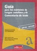 Front pageGuía para los Exámenes de Lengua Castellana y de Comentario de Texto. 3ª Ed.