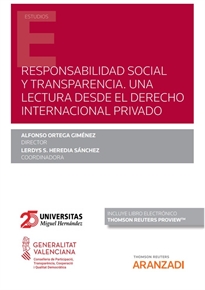 Books Frontpage Responsabilidad social y transparencia. Una lectura desde el Derecho internacional privado (Papel + e-book)