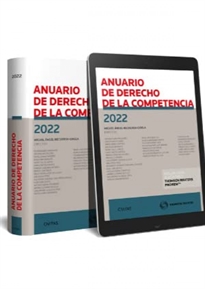 Books Frontpage Anuario de Derecho de la Competencia 2022 (Papel + e-book)