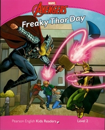 Books Frontpage Pearson English Kids Readers Level 2: Marvel Avengers Freaky Thor Day