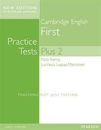 Books Frontpage Cambridge First Volume 2 Practice Tests Plus New Edition Students' Book