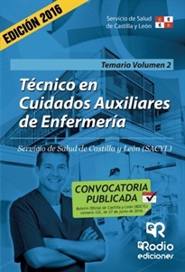 Books Frontpage Técnico en Cuidados Auxiliares de Enfermería. Temario. Volumen 2. Servicio de Salud de Castilla y León