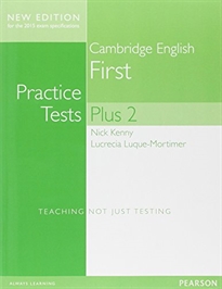Books Frontpage Cambridge First Volume 2 Practice Tests Plus New Edition Students' Book