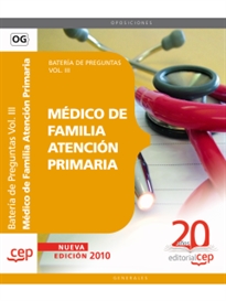 Books Frontpage Médico de Familia Atención Primaria. Batería de preguntas  Vol. III.