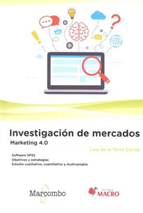 Books Frontpage Investigación de mercados. Marketing 4.0