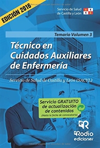 Books Frontpage Técnico en Cuidados Auxiliares de Enfermería. Temario. Volumen 3. Servicio de Salud de Castilla y León