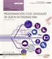Front pageManual. Programación con lenguajes de guion en páginas web (UF1305). Certificados de profesionalidad. Confección y publicación de páginas Web (IFCD0110)