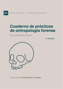 Books Frontpage Cuaderno de prácticas de antropología forense