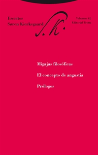 Books Frontpage Migajas filosóficas. El concepto de angustia. Prólogos
