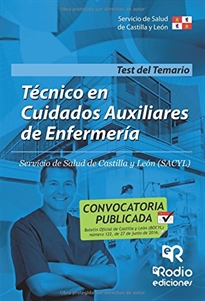 Books Frontpage Técnico en Cuidados Auxiliares de Enfermería. Servicio de Salud de Castilla y León (SACYL). Test del Temario