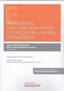 Books Frontpage Reflexiones para una Democracia de calidad en una era tecnológica (Papel + e-book)