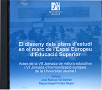 Books Frontpage El disseny dels plans d'estudi en el marc de l'Espai Europeu d'Educació Superior
