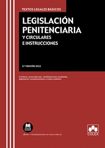 Books Frontpage Legislación Penitenciaria y Circulares e Instrucciones