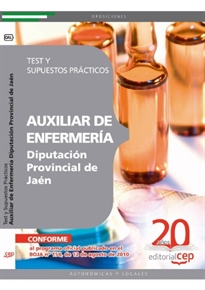 Books Frontpage Auxiliar de Enfermería Diputación Provincial de Jaén. Test y Supuestos Prácticos