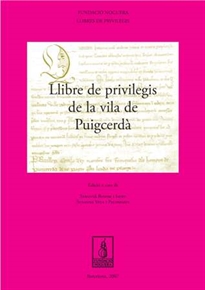 Books Frontpage Llibre de Privilegis de la Vila de Puigcerdà