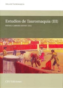 Books Frontpage Estudios de Tauromaquia III