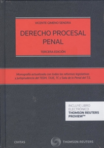 Books Frontpage Derecho procesal penal  (Papel + e-book)