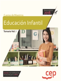 Books Frontpage Cuerpo de Maestros. Educación Infantil. Temario Vol. I