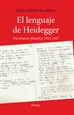Front pageEl lenguaje de Heidegger