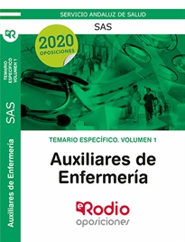 Books Frontpage SAS 2024. TCAE. Servicio Andaluz de Salud. Temario Específico. Volumen 1