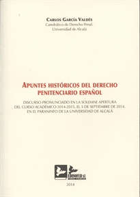 Books Frontpage Apuntes Históricos Del Derecho Penitenciario Español