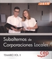 Front pageSubalternos de Corporaciones Locales. Temario Vol. II.