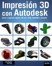 Books Frontpage Impresión 3D con Autodesk. Crear e imprimir objetos 3D con 123D, AutoCAD e Inventor