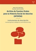 Front pageArchivo de Fuentes Orales para la Historia Social de Asturias (AFOHSA)