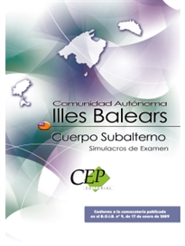Books Frontpage Cuerpo Administrativo Comunidad Autónoma de Illes Balears (Plan de Estabilidad de Ocupación). Test y Supuestos Prácticos
