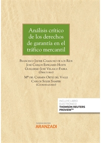 Books Frontpage Análisis crítico de los derechos de garantía en el tráfico mercantil (Papel + e-book)