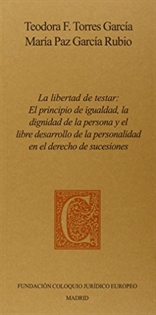 Books Frontpage La libertad de testar