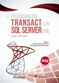 Books Frontpage Programación Transact con SQL Server 2016