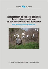 Books Frontpage Recuperación de suelos y provisión de servicios ecosistémicos en el Corredor Verde del Guadiamar