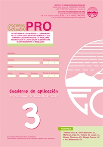 Books Frontpage CESPRO. Cuaderno 3