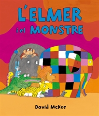 Books Frontpage L'Elmer. Un conte - L'Elmer i el monstre