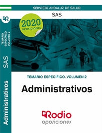 Books Frontpage Administrativos del SAS. Temario específico. Volumen 2.