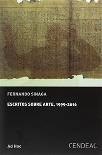 Books Frontpage Escritos sobre arte, 1999-2016