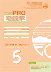 Books Frontpage CESPRO. Cuaderno 5