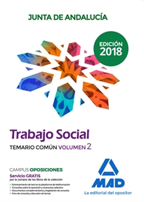 Books Frontpage Trabajador Social  de la Junta de Andalucía. Temario común volumen 2