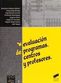 Books Frontpage Evalucación de programas, centros y profesores