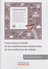 Books Frontpage Claves para el estudio de las modificaciones sustanciales de las condiciones de trabajo (Papel + e-book)