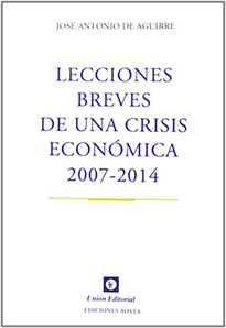 Books Frontpage Lecciones Breves De Una Crisis Económica. 2007-2014