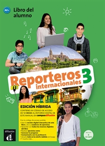 Books Frontpage Reporteros Int 3 Ed. híbrida L. del alumno