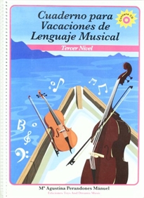 Books Frontpage Cuaderno para vacaciones de lenguaje musical, 3 nivel