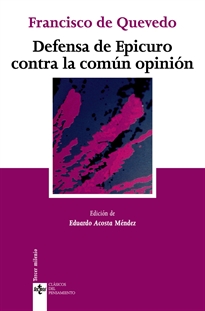Books Frontpage Defensa de Epicuro contra la común opinión