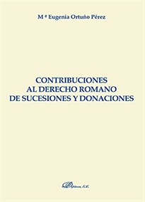 Books Frontpage Contribuciones al  Derecho Romano de Sucesiones y Donaciones