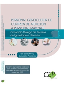 Books Frontpage Personal Gerocultor  de Centros de Atención a Personas Mayores del Consorcio Galego de Servizos da Igualdade e  Benestar Test  Específico y Supuestos Prácticos