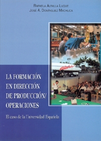 Books Frontpage La formación en Dirección de la Producción/Operaciones