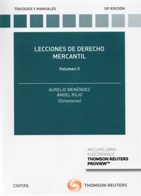 Books Frontpage Lecciones de Derecho Mercantil Volumen II (Papel + e-book)